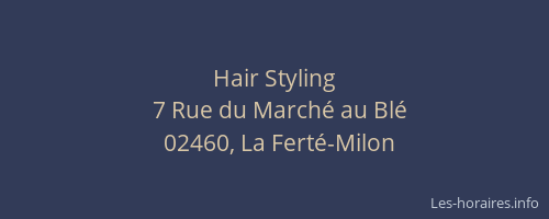 Hair Styling
