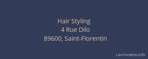 Hair Styling