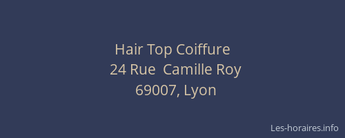 Hair Top Coiffure
