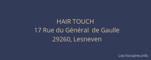 HAIR TOUCH