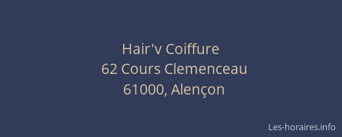 Hair'v Coiffure
