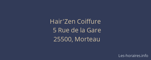 Hair'Zen Coiffure