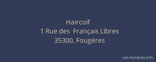 Haircoif