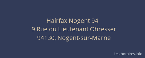 Hairfax Nogent 94