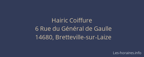 Hairic Coiffure