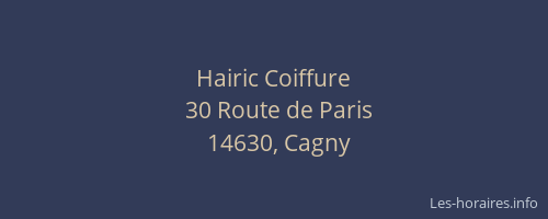 Hairic Coiffure