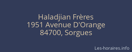 Haladjian Frères
