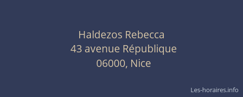 Haldezos Rebecca