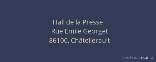 Hall de la Presse