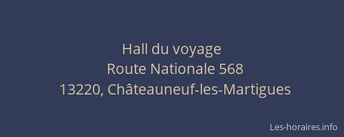 Hall du voyage