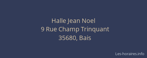 Halle Jean Noel