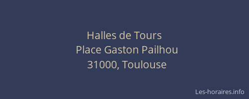 Halles de Tours