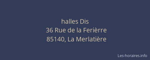halles Dis