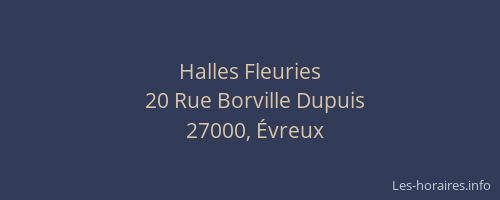 Halles Fleuries