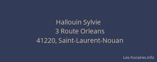 Hallouin Sylvie