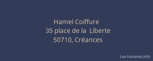 Hamel Coiffure