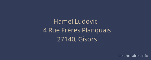 Hamel Ludovic