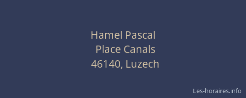 Hamel Pascal