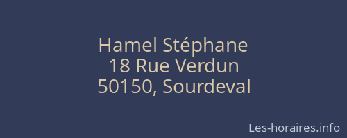 Hamel Stéphane