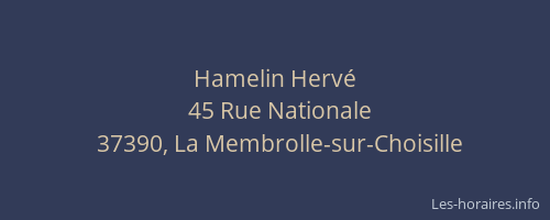 Hamelin Herv&eacute;