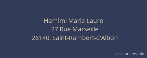 Hamimi Marie Laure