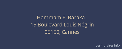 Hammam El Baraka