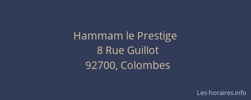 Hammam le Prestige