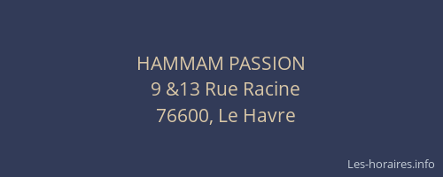 HAMMAM PASSION