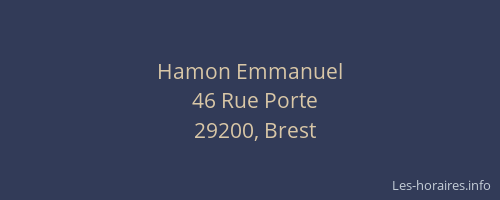 Hamon Emmanuel