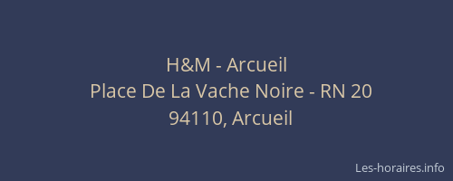 H&M - Arcueil