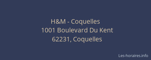 H&M - Coquelles