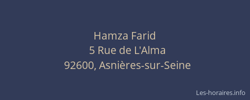 Hamza Farid