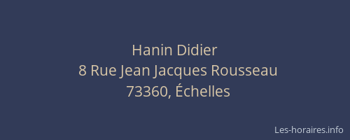 Hanin Didier