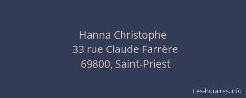 Hanna Christophe