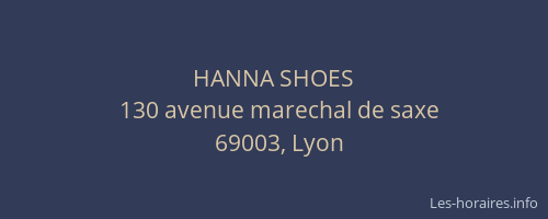 HANNA SHOES
