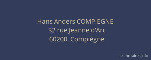 Hans Anders COMPIEGNE