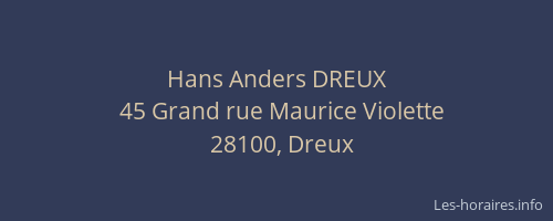 Hans Anders DREUX