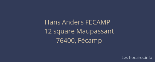 Hans Anders FECAMP