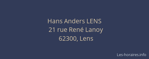 Hans Anders LENS