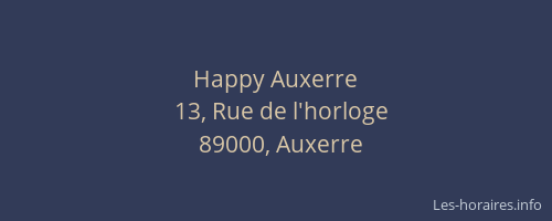 Happy Auxerre