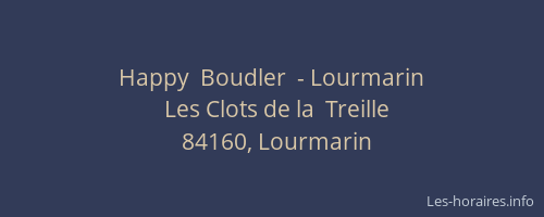 Happy  Boudler  - Lourmarin