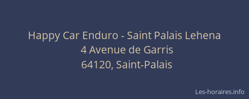 Happy Car Enduro - Saint Palais Lehena