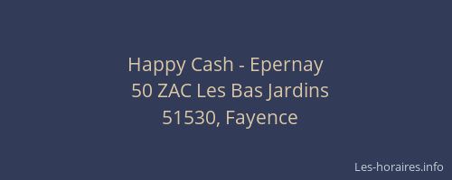 Happy Cash - Epernay