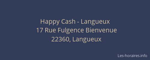 Happy Cash - Langueux