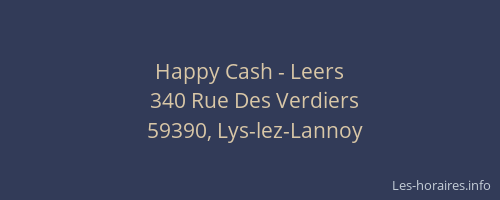 Happy Cash - Leers