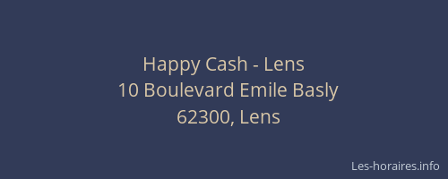 Happy Cash - Lens