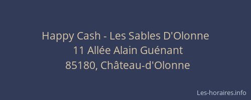 Happy Cash - Les Sables D'Olonne
