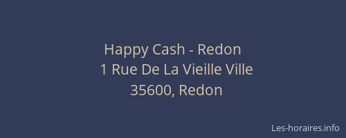 Happy Cash - Redon