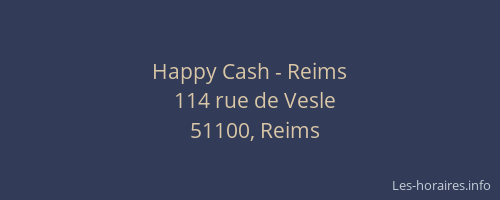 Happy Cash - Reims