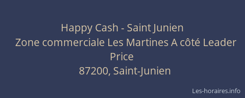 Happy Cash - Saint Junien